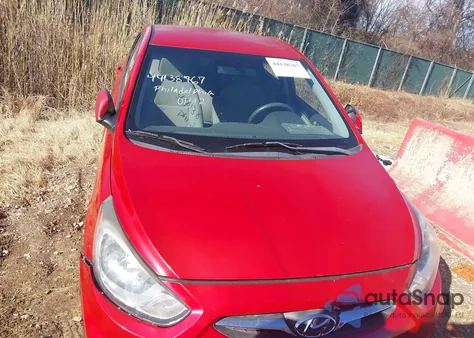 2014 Hyundai Accent Gls из США, поврежденный, VIN KMHCT4AE2EU664897